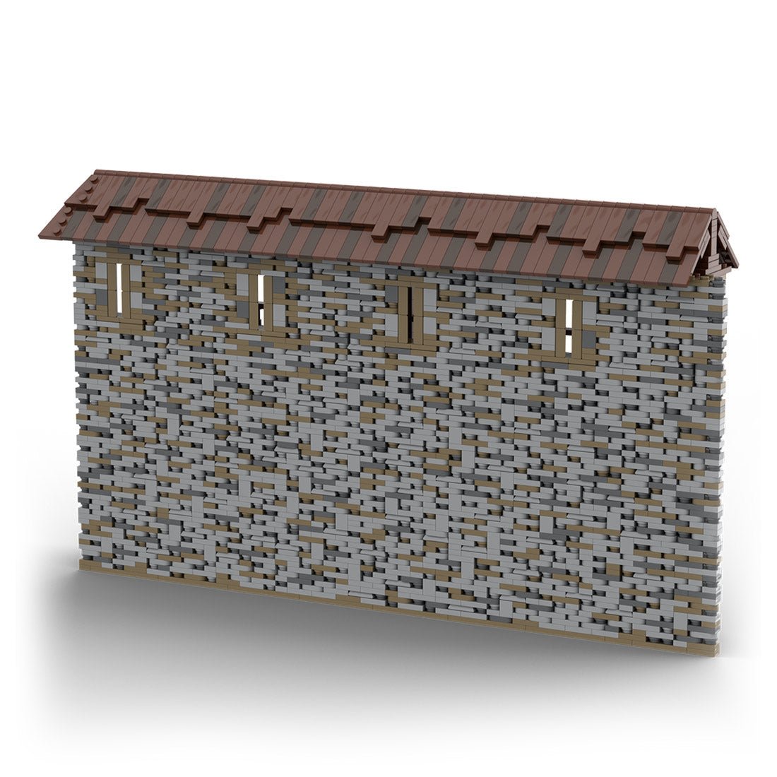 MOC - 208139 Building 08 Castle Hohengeroldseck - Castle Wall Building Blocks - LesDiy - Building Blocks