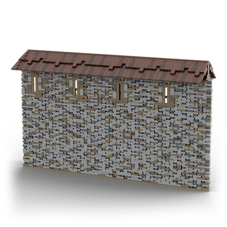 MOC - 208139 Building 08 Castle Hohengeroldseck - Castle Wall Building Blocks - LesDiy - Building Blocks