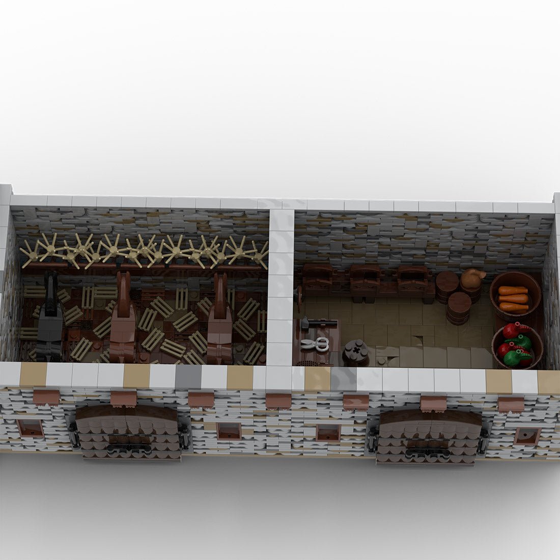 MOC - 208143 Building 09 Castle Hohengeroldseck - Sable & storage Building Blocks - LesDiy - Building Blocks