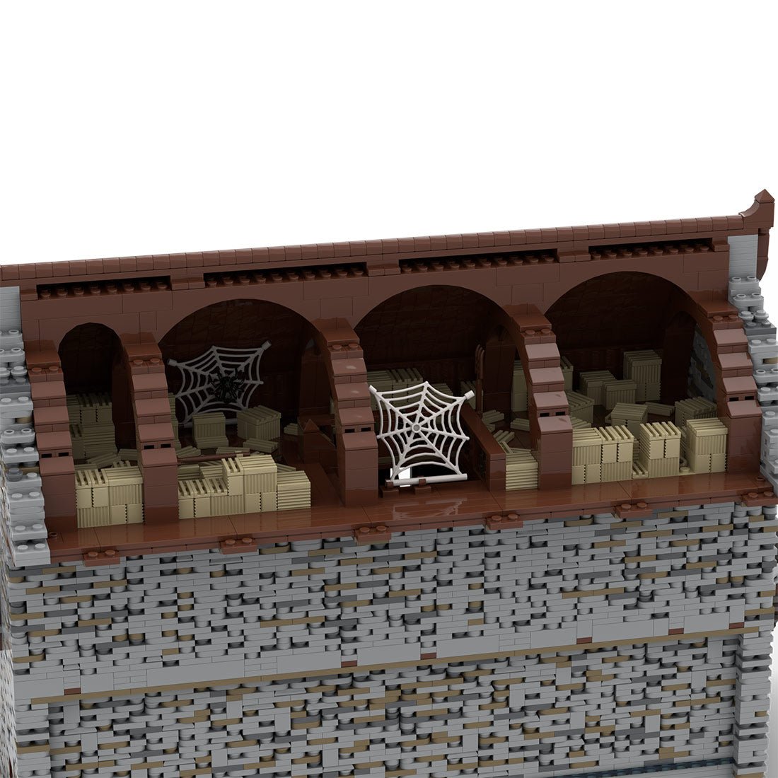 MOC - 208143 Building 09 Castle Hohengeroldseck - Sable & storage Building Blocks - LesDiy - Building Blocks