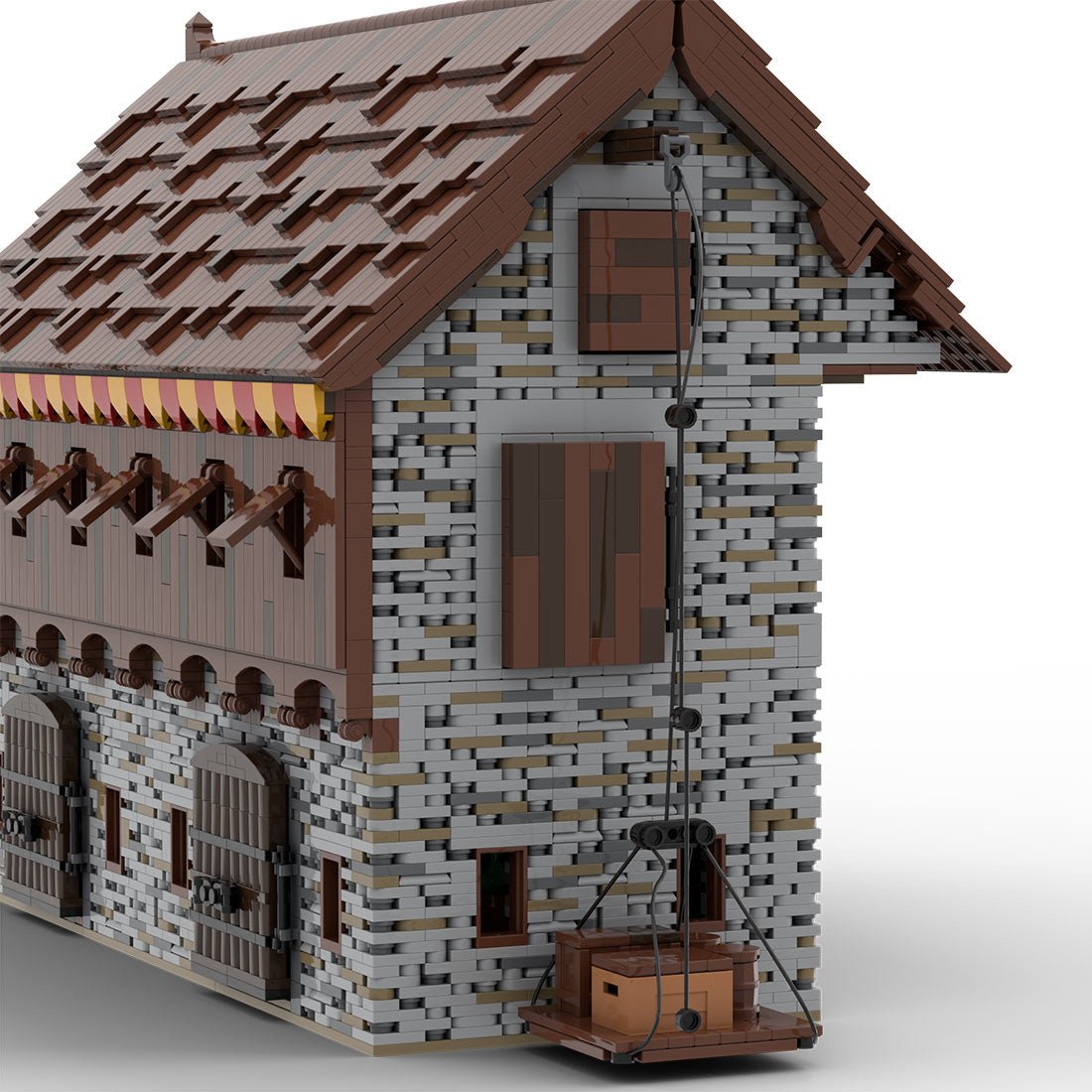 MOC - 208143 Building 09 Castle Hohengeroldseck - Sable & storage Building Blocks - LesDiy - Building Blocks