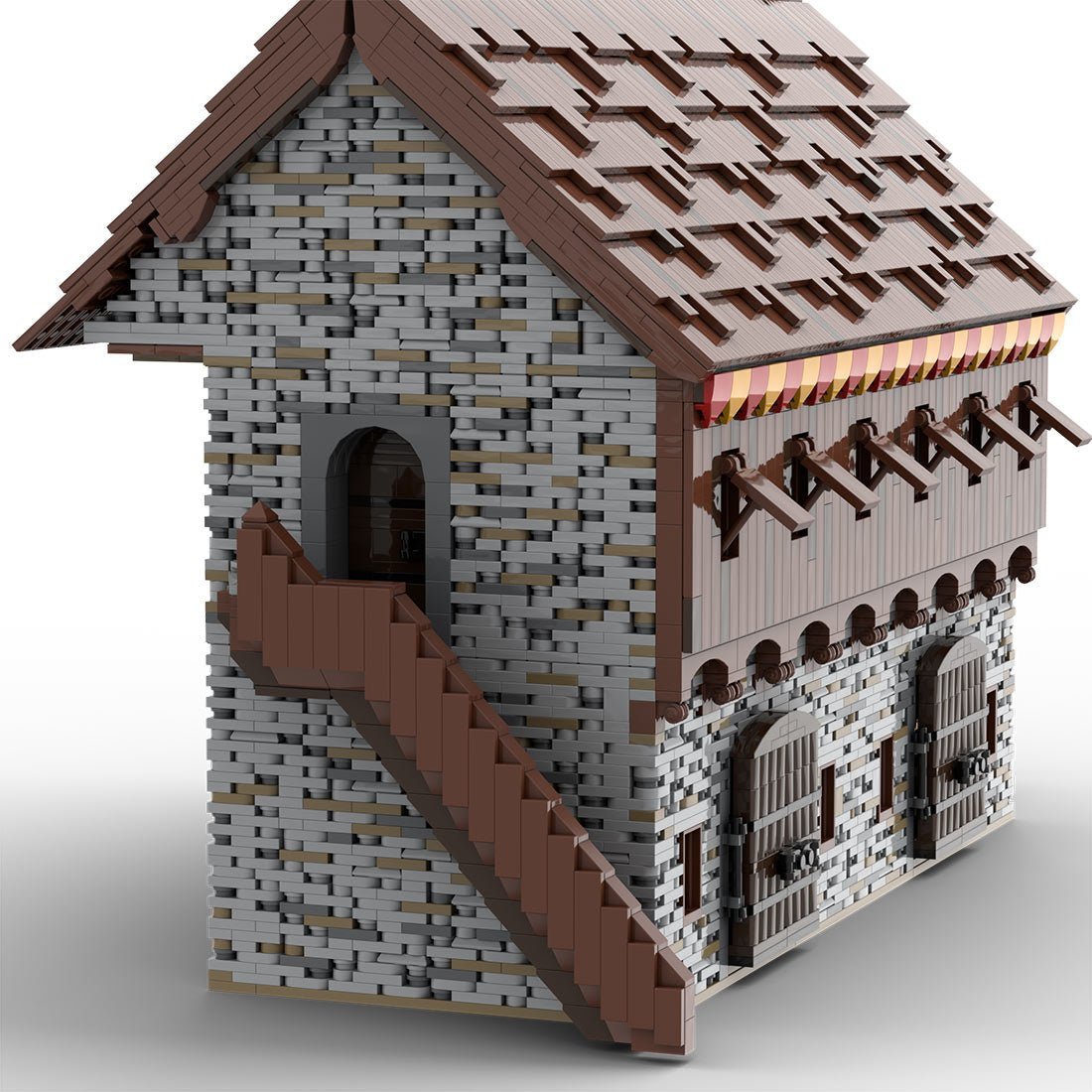 MOC - 208143 Building 09 Castle Hohengeroldseck - Sable & storage Building Blocks - LesDiy - Building Blocks