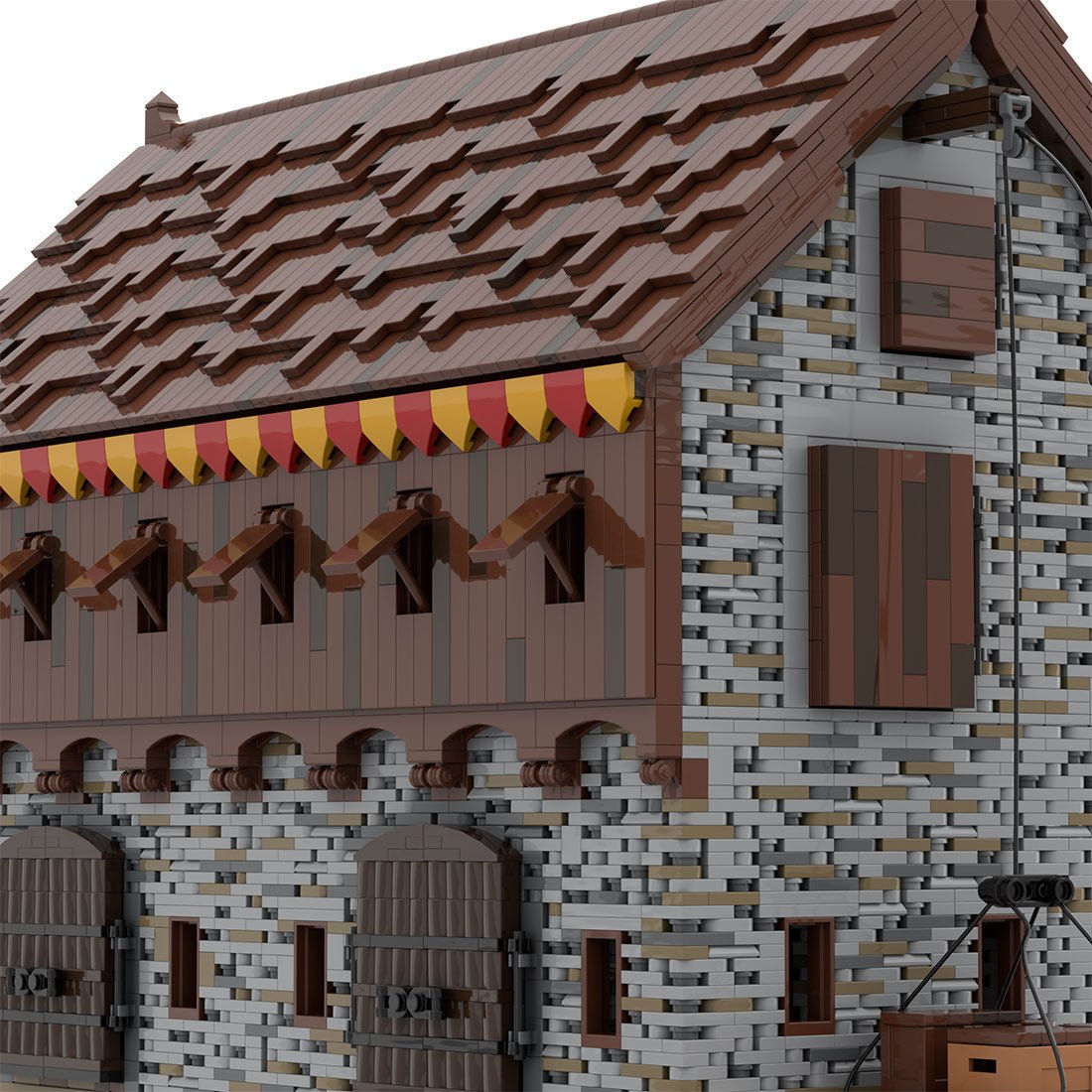 MOC - 208143 Building 09 Castle Hohengeroldseck - Sable & storage Building Blocks - LesDiy - Building Blocks