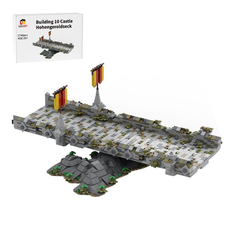 MOC - 208146 Building 10 Castle Hohengeroldseck - Dilapidated Bridge Building Blocks - LesDiy - Building Blocks
