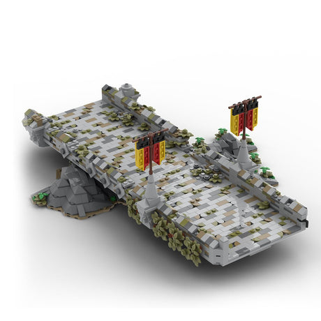 MOC - 208146 Building 10 Castle Hohengeroldseck - Dilapidated Bridge Building Blocks - LesDiy - Building Blocks