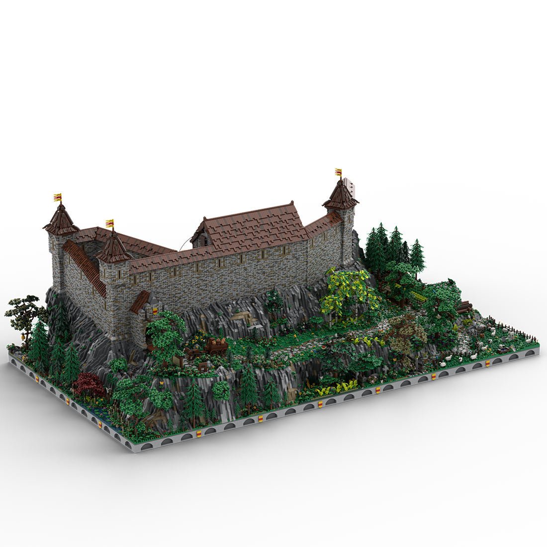 MOC - 208147 Landscape Expansion 1 Bundle - Castle Hohengeroldseck Building Blocks - LesDiy - Building Blocks