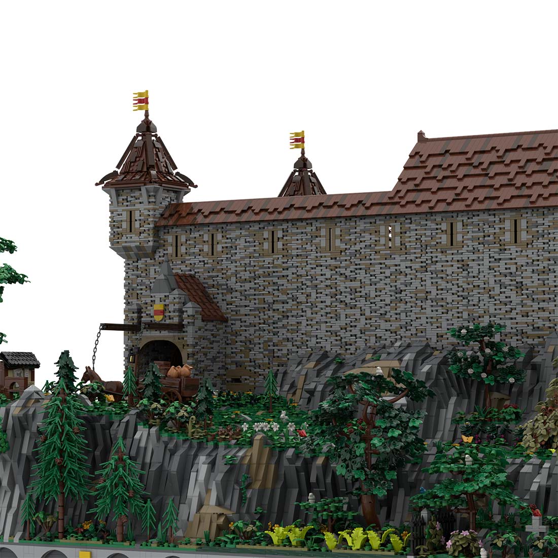 MOC - 208147 Landscape Expansion 1 Bundle - Castle Hohengeroldseck Building Blocks - LesDiy - Building Blocks