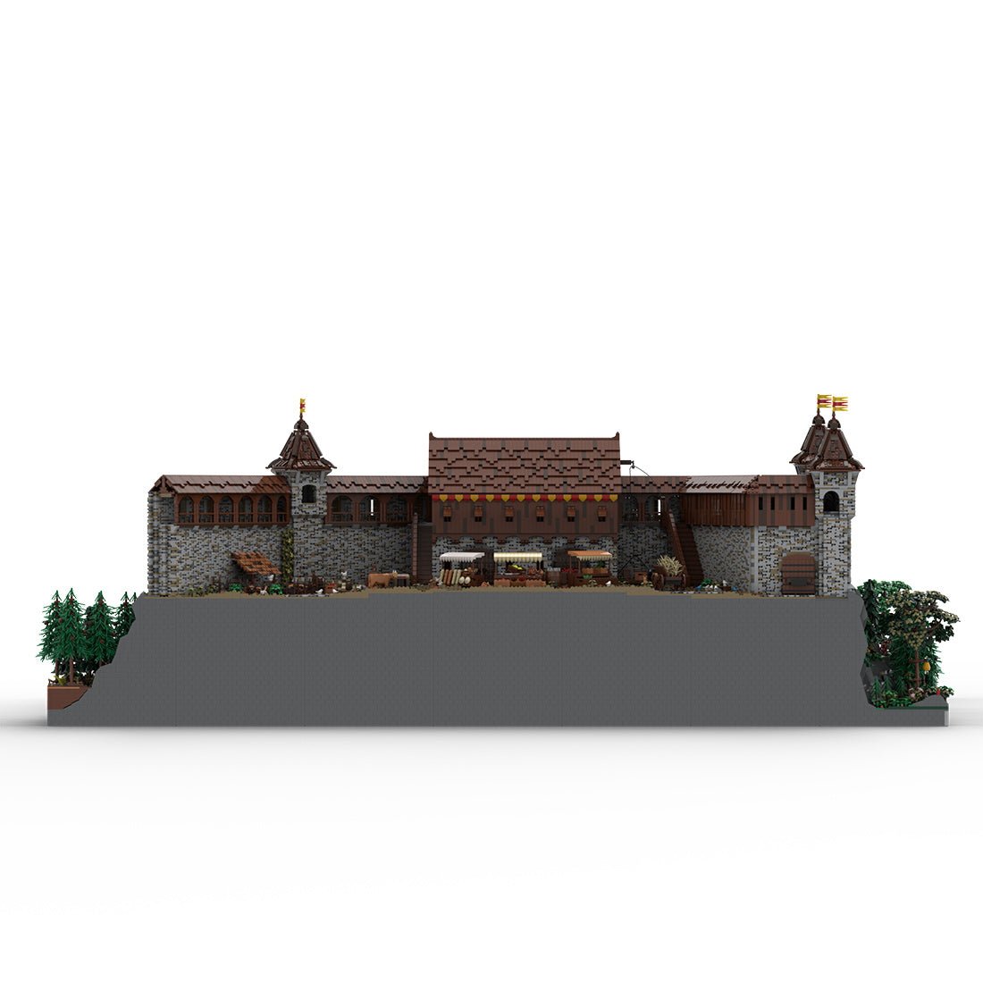 MOC - 208147 Landscape Expansion 1 Bundle - Castle Hohengeroldseck Building Blocks - LesDiy - Building Blocks