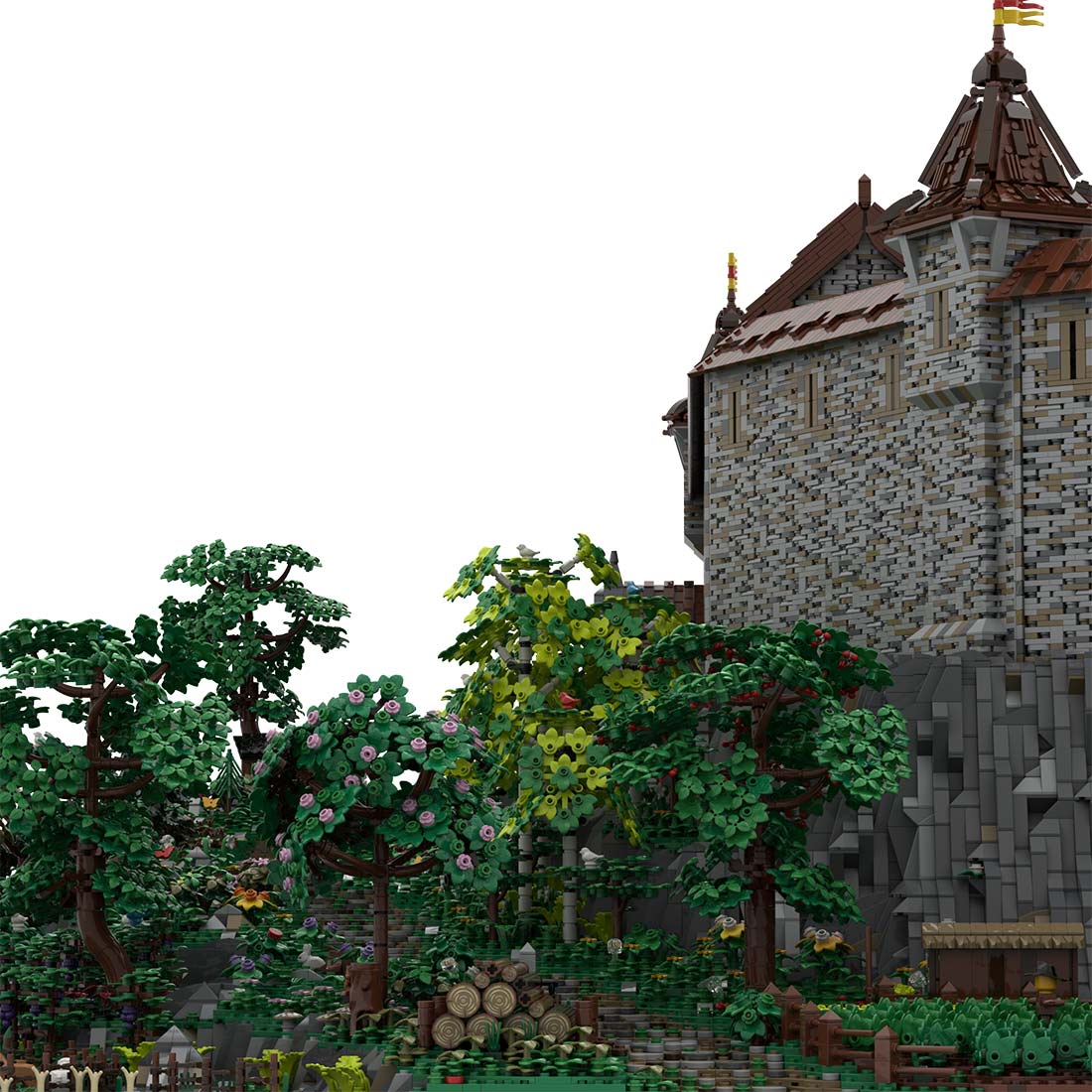 MOC - 208159 Castle Part 1 Bundle - Castle Hohengeroldseck Building Blocks - LesDiy - Building Blocks