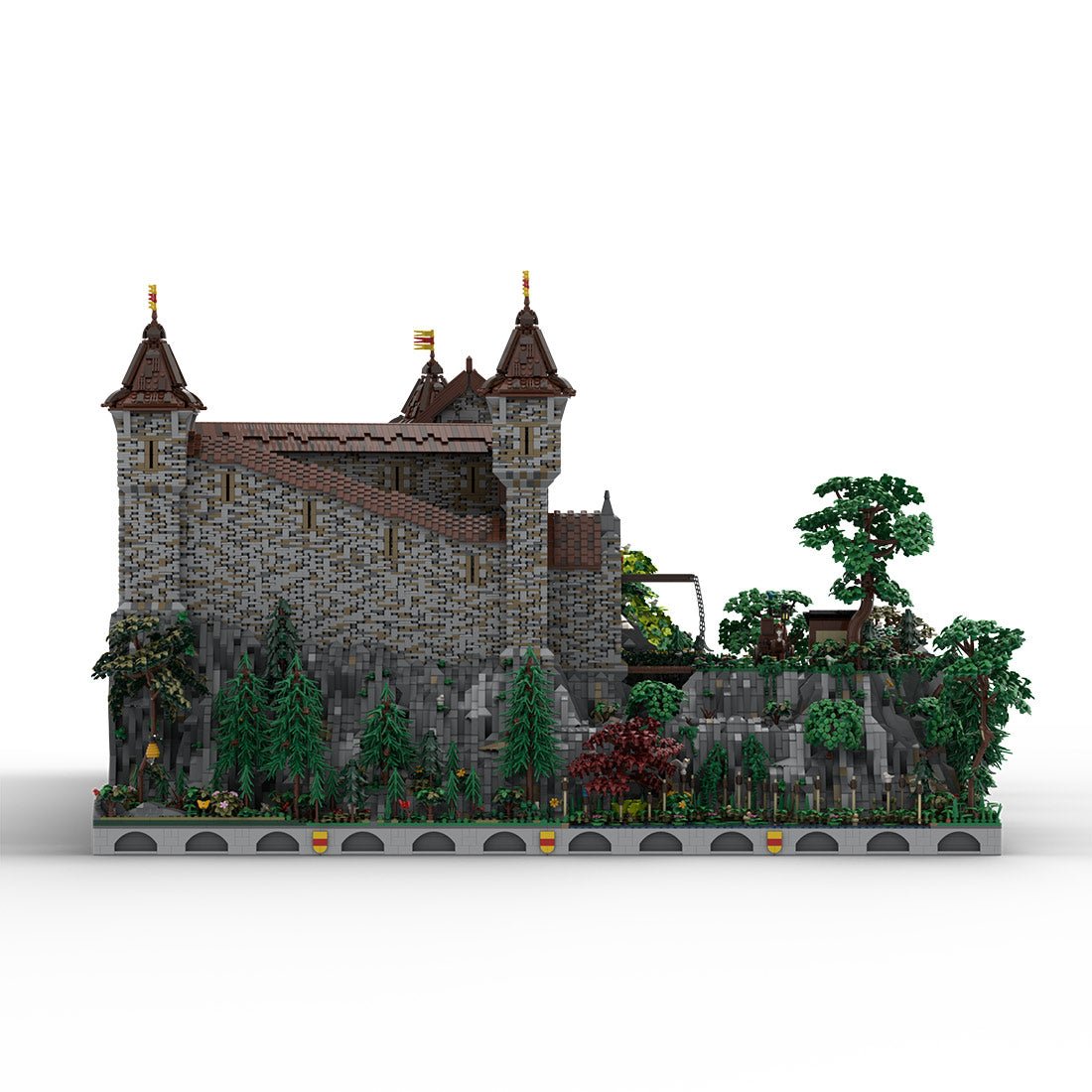 MOC - 208159 Castle Part 1 Bundle - Castle Hohengeroldseck Building Blocks - LesDiy - Building Blocks