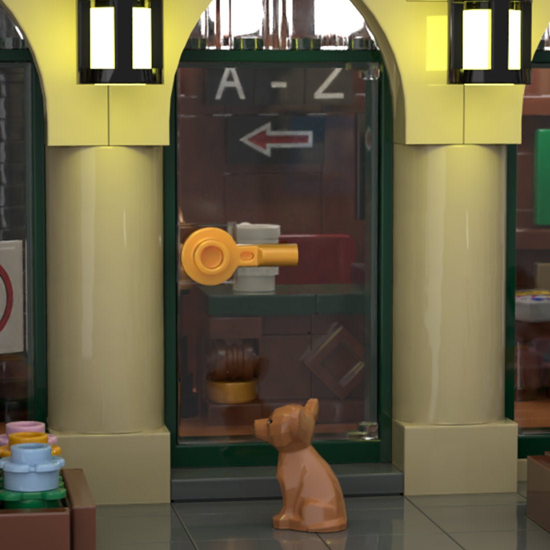 MOC - 208307 Monument Square - Dutch Quarter Building Blocks - LesDiy - MOC