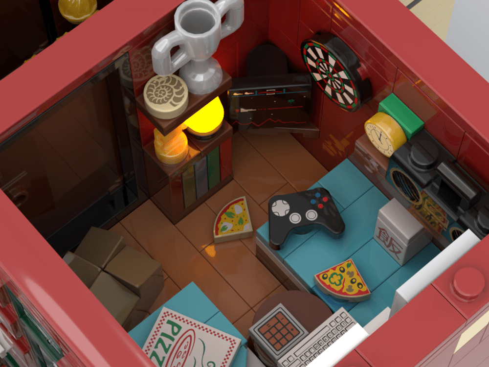 MOC - 208307 Monument Square - Dutch Quarter Building Blocks - LesDiy - MOC