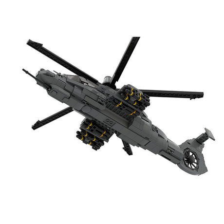 MOC - 208482 1/35 Scale RAH - 66 Comanche Stealth Helicopter Building Blocks Set - LesDiy - Building Blocks