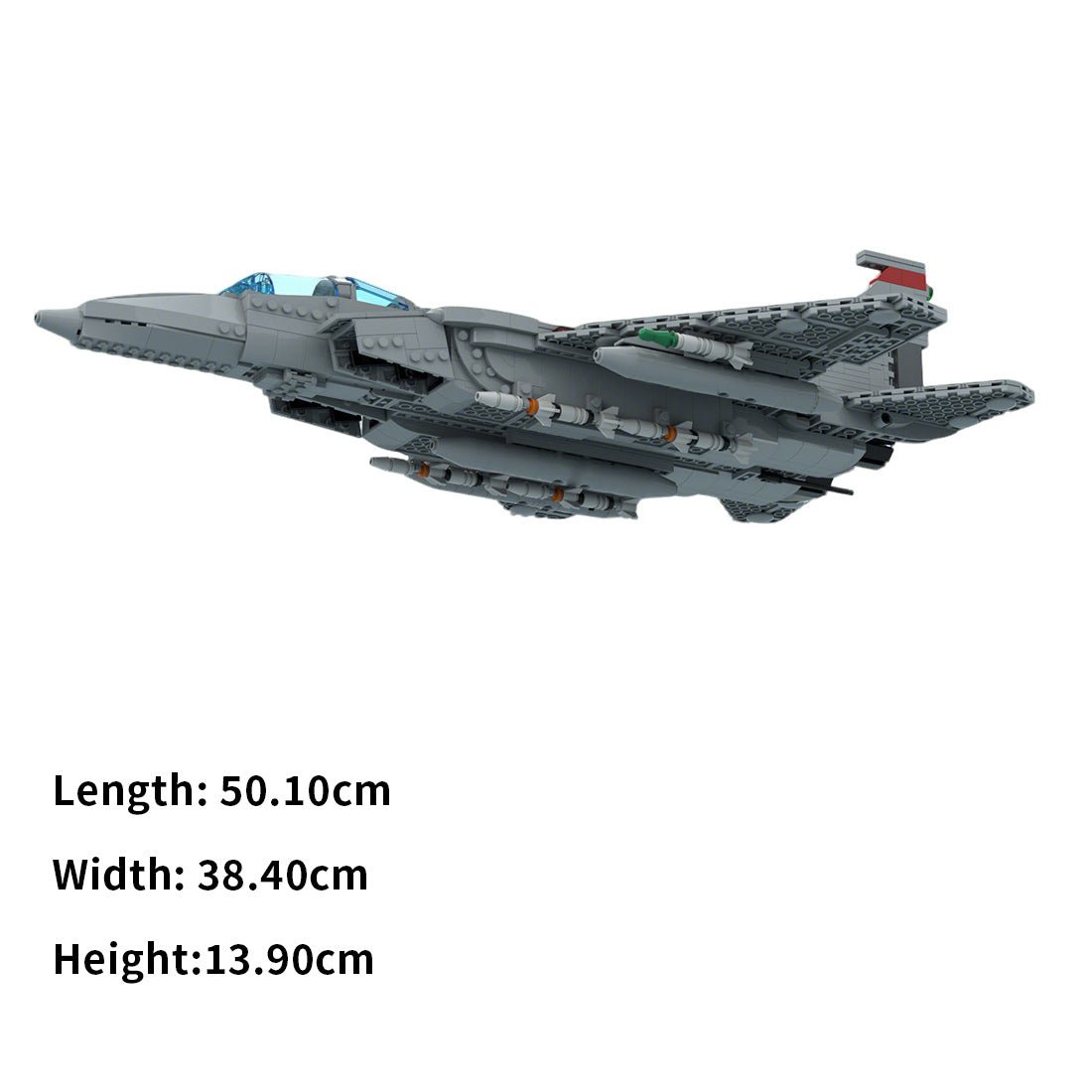 MOC - 210105 F - 15D Eagle Building Blocks - LesDiy - Building Blocks