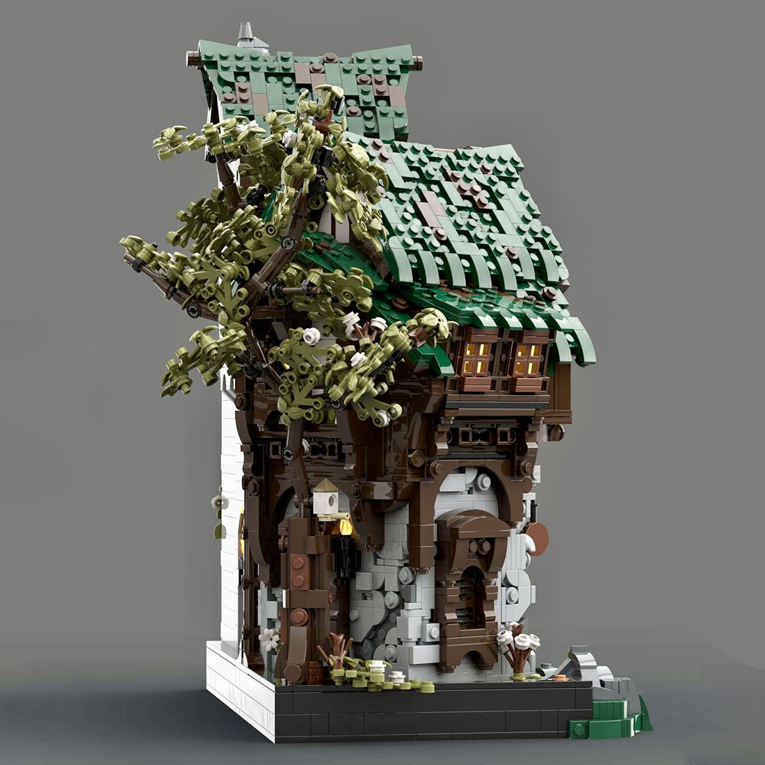 MOC - 211440 Gate Keepers - Medieval Fantasy Display Series Building Blocks - LesDiy - Building Blocks