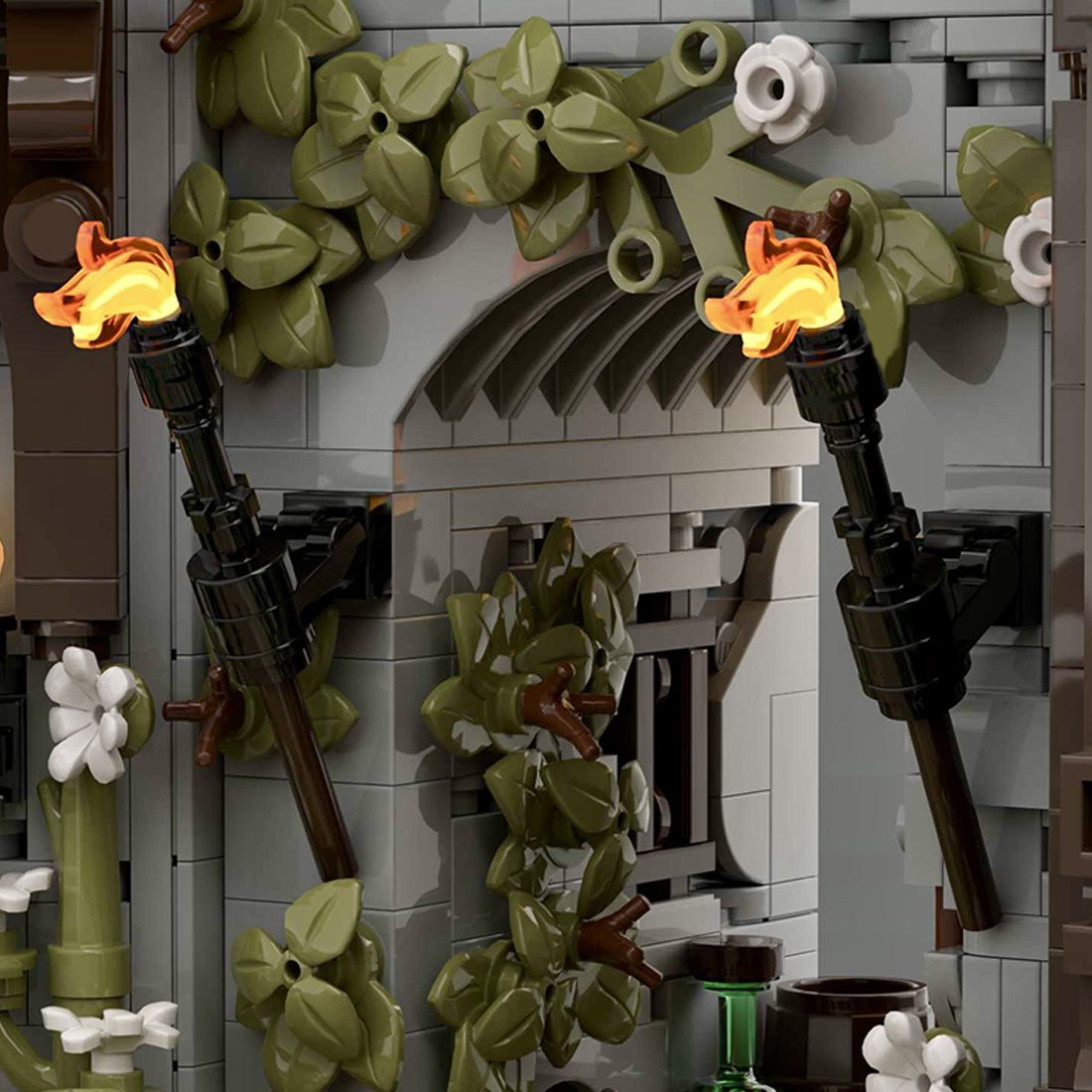 MOC - 211440 Gate Keepers - Medieval Fantasy Display Series Building Blocks - LesDiy - Building Blocks