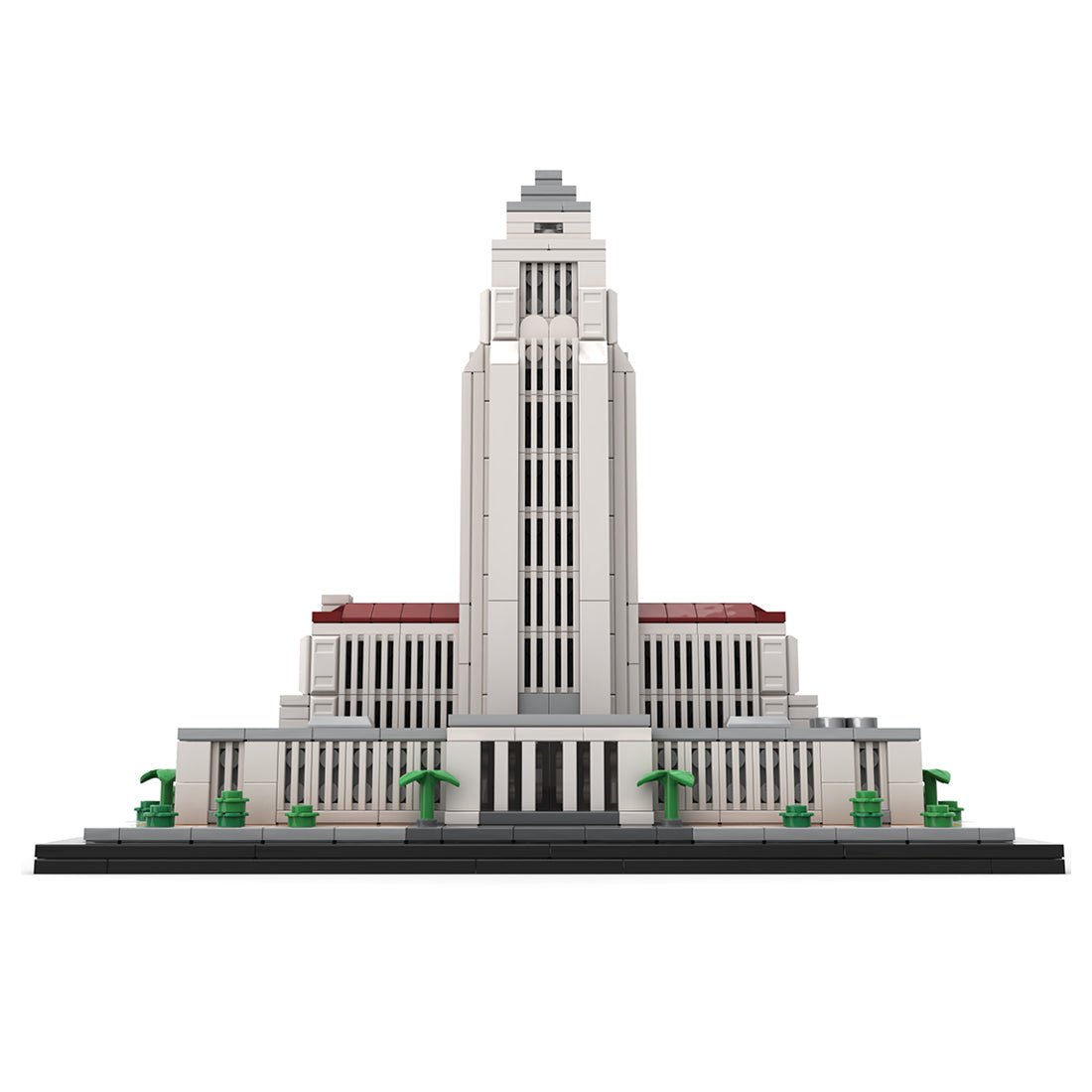 MOC - 211470 Los Angeles City Hall - 1/800 Scale Building Blocks - LesDiy - Building Blocks -