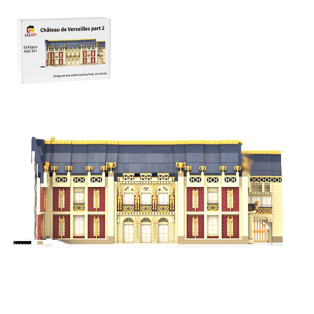 MOC-212057 Château de Versailles Part 2 Building Blocks-LesDiy-MOC-