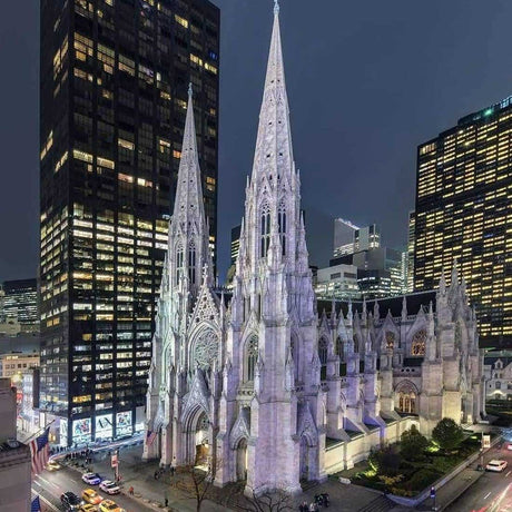 MOC - 212962 St. Patrick's Cathedral 1:800 Scale Building Blocks - LesDiy - Building Blocks