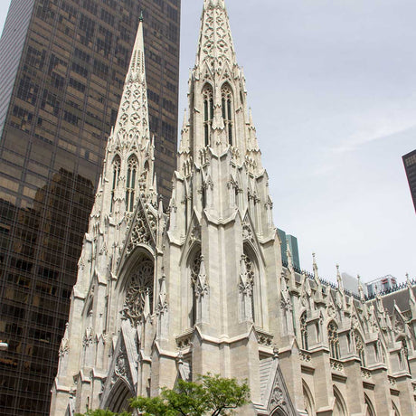 MOC - 212962 St. Patrick's Cathedral 1:800 Scale Building Blocks - LesDiy - Building Blocks
