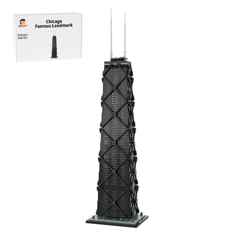 MOC - 213080 John Hancock Center 1:800 Scale Building Blocks - LesDiy - Building Blocks
