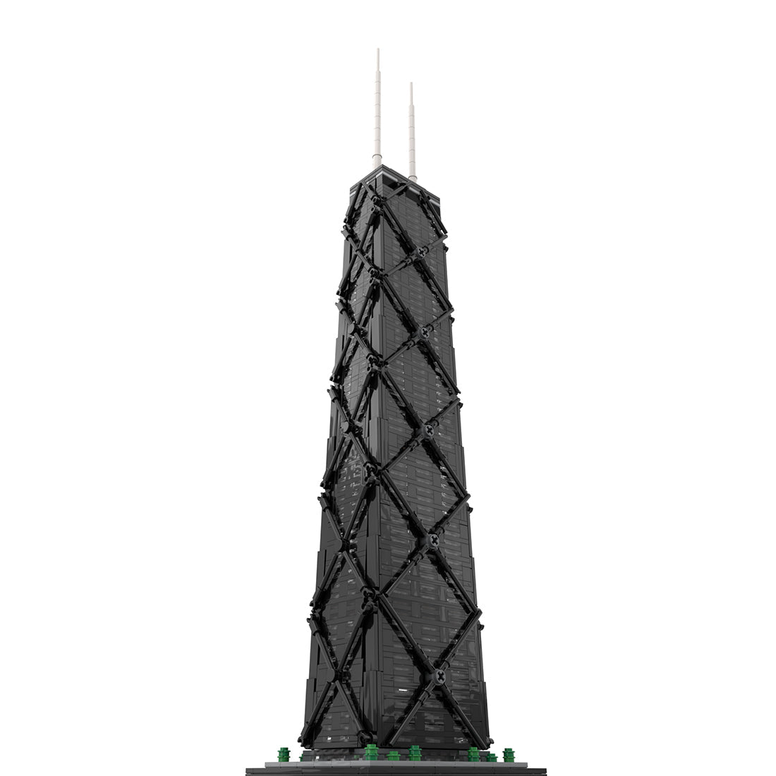 MOC - 213080 John Hancock Center 1:800 Scale Building Blocks - LesDiy - Building Blocks