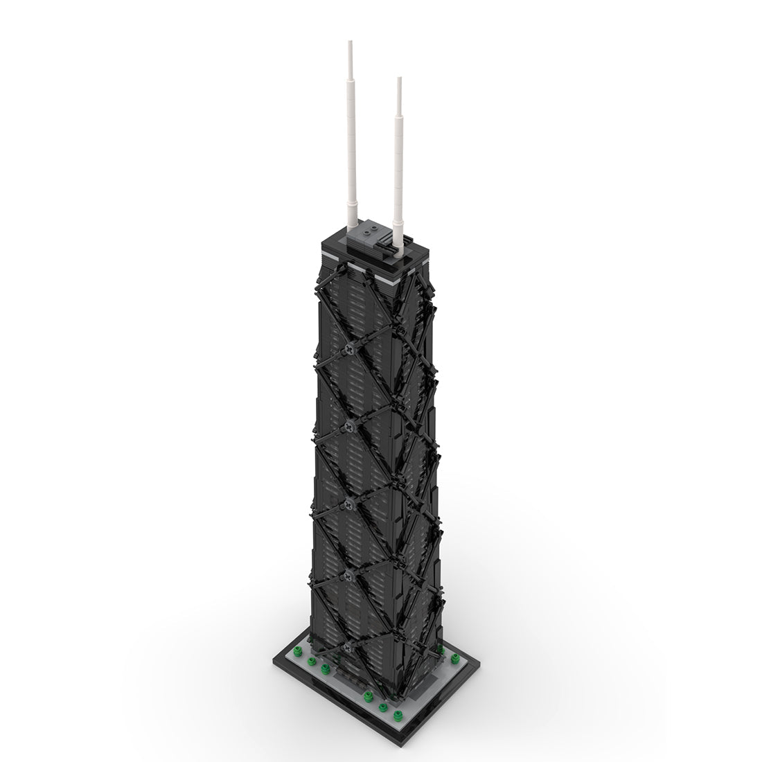 MOC - 213080 John Hancock Center 1:800 Scale Building Blocks - LesDiy - Building Blocks