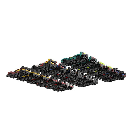 MOC - 213123 2025 WEC Hypercar Grid 5 wide building blocks - LesDiy - building blocks