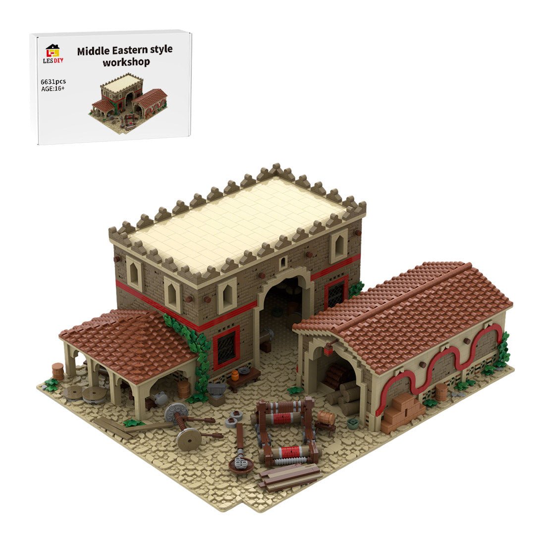 MOC - 213127 Age of Empires - Siege Workshop Building Blocks - LesDiy - Building Blocks