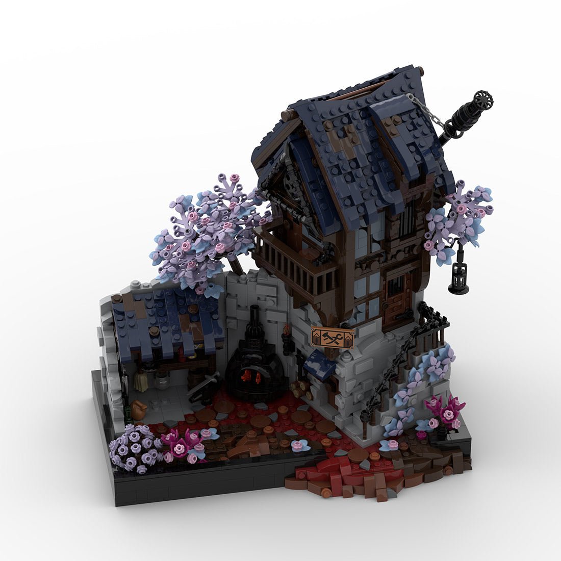 MOC - 213181 Blacksmith / Forge Building Blocks - LesDiy - Building Blocks