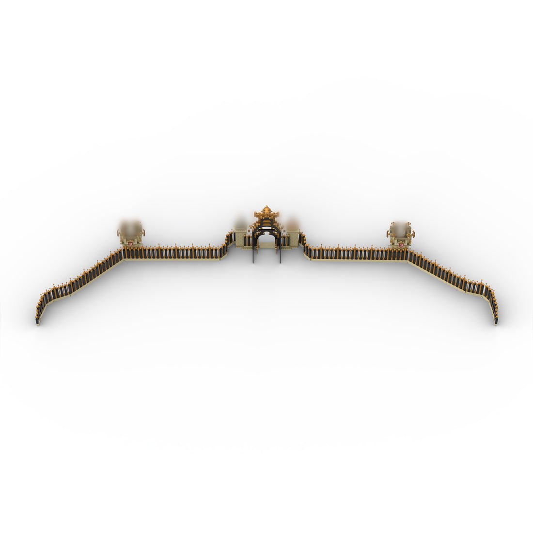 MOC-214157 Château de Versailles Part 5 “Grilles d'Honneur” Building Blocks-LesDiy-MOC-