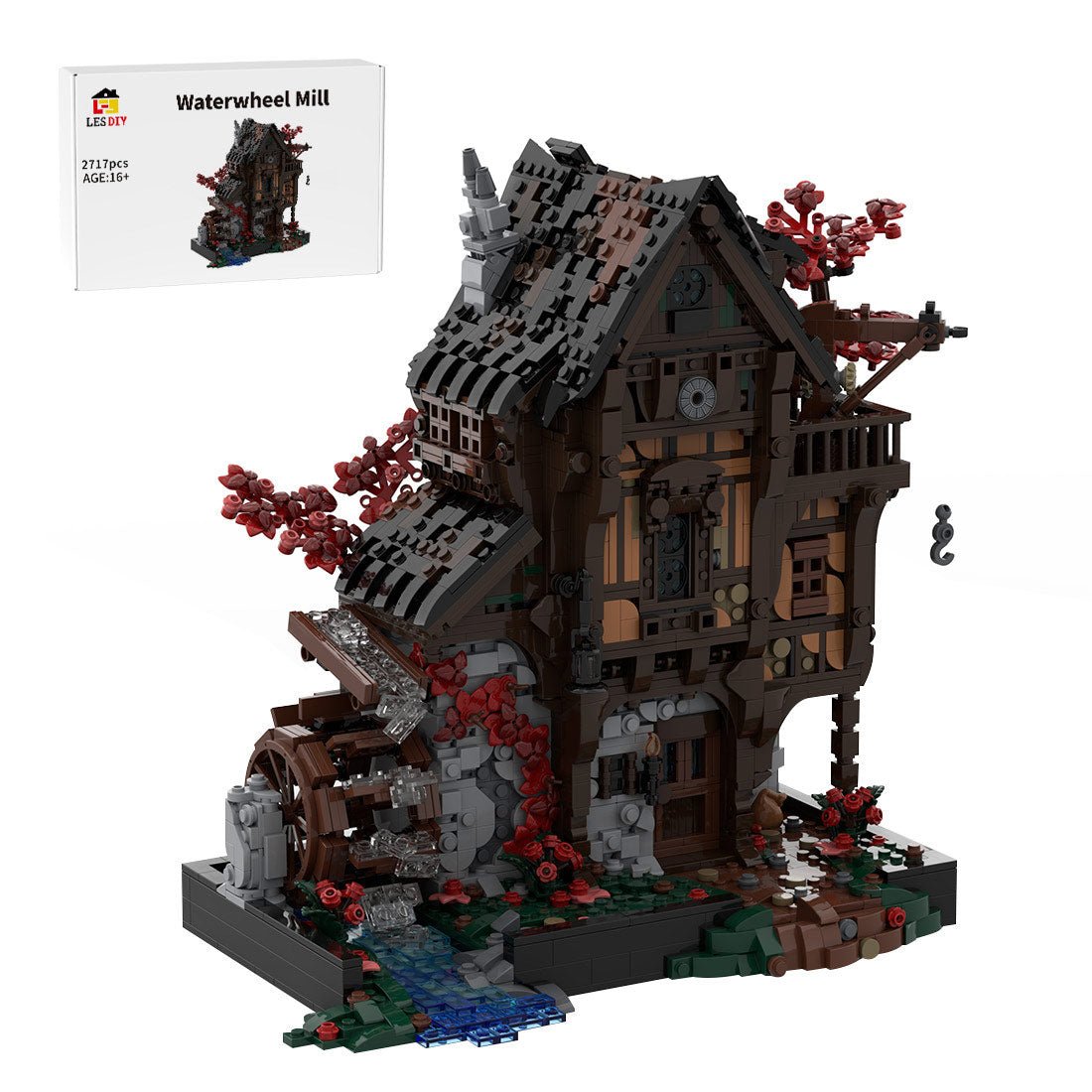 MOC - 214249 Watermill Building Blocks - LesDiy - Building Blocks