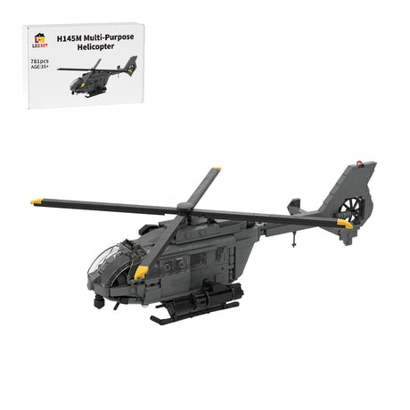 MOC - 214545 Airbus H145 M / UH - 72B Building Blocks - LesDiy - Building Blocks