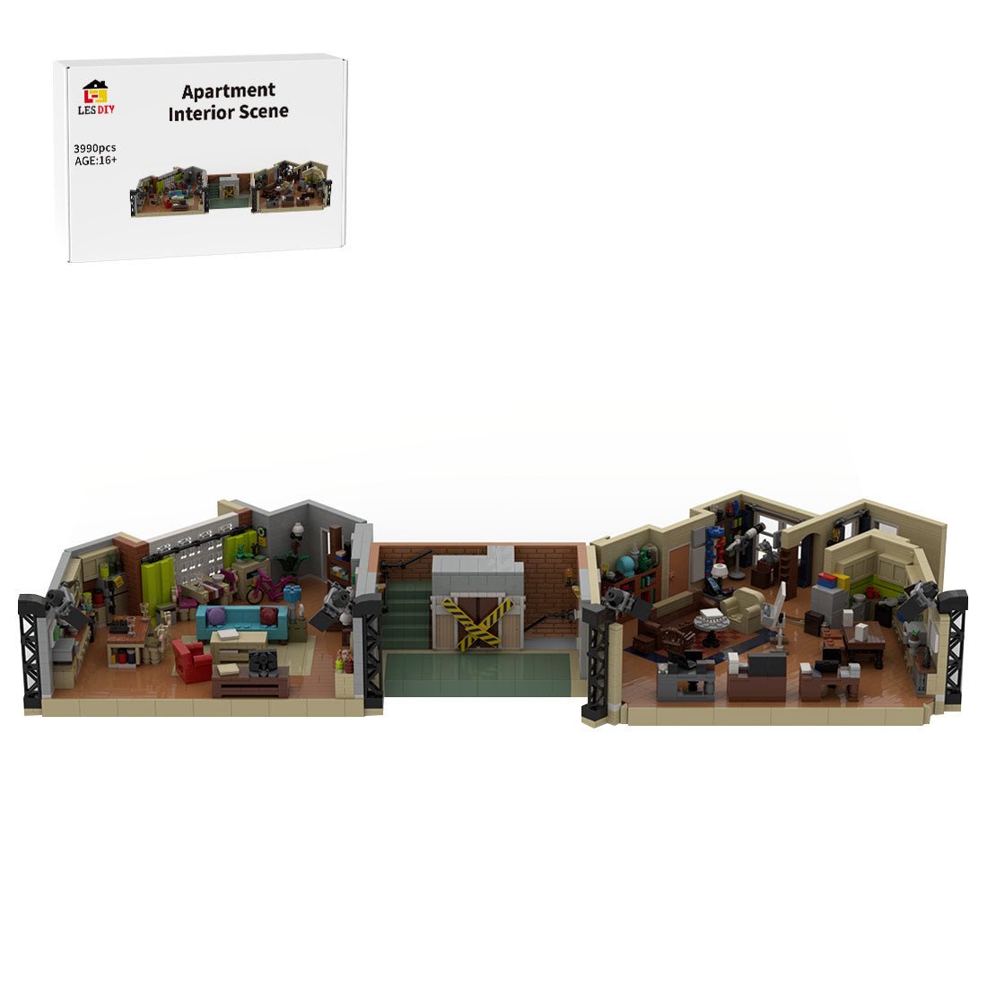 MOC - 214842 The Big Bang Theory UCS Bundle Building Blocks - LesDiy - Building Blocks