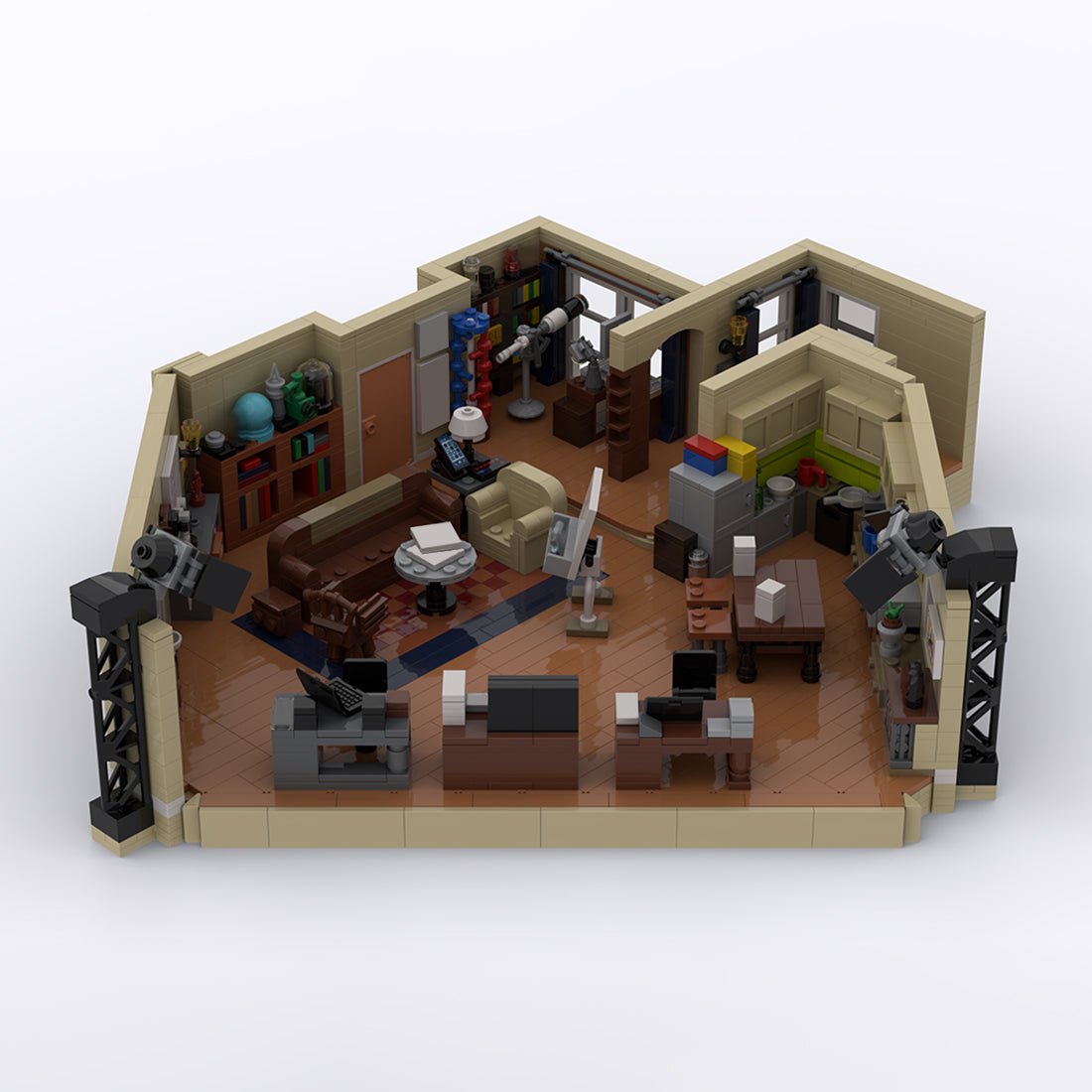 MOC - 214842 The Big Bang Theory UCS Bundle Building Blocks - LesDiy - Building Blocks