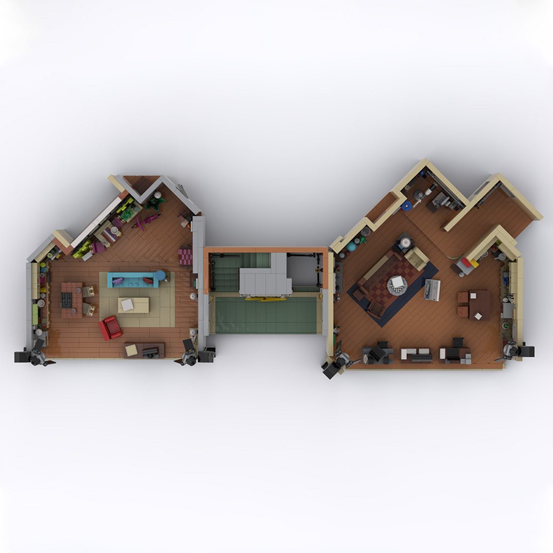 MOC - 214842 The Big Bang Theory UCS Bundle Building Blocks - LesDiy - Building Blocks