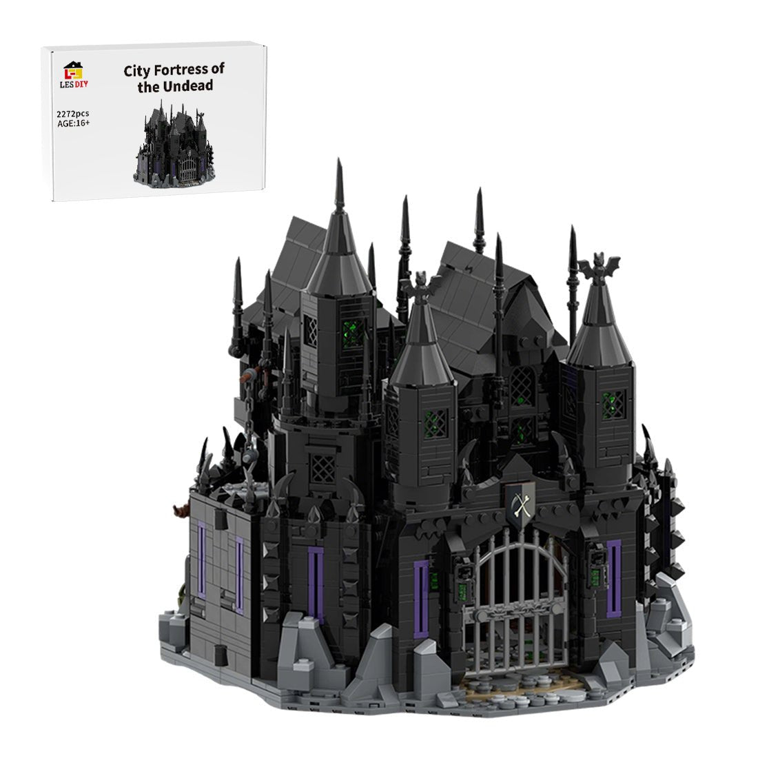 MOC - 214995 Necropolis Building Blocks - LesDiy -