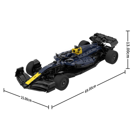 MOC - 215577 Red Bull Racing F1 RB21 1:8 Scale Building Blocks - LesDiy - Building Blocks