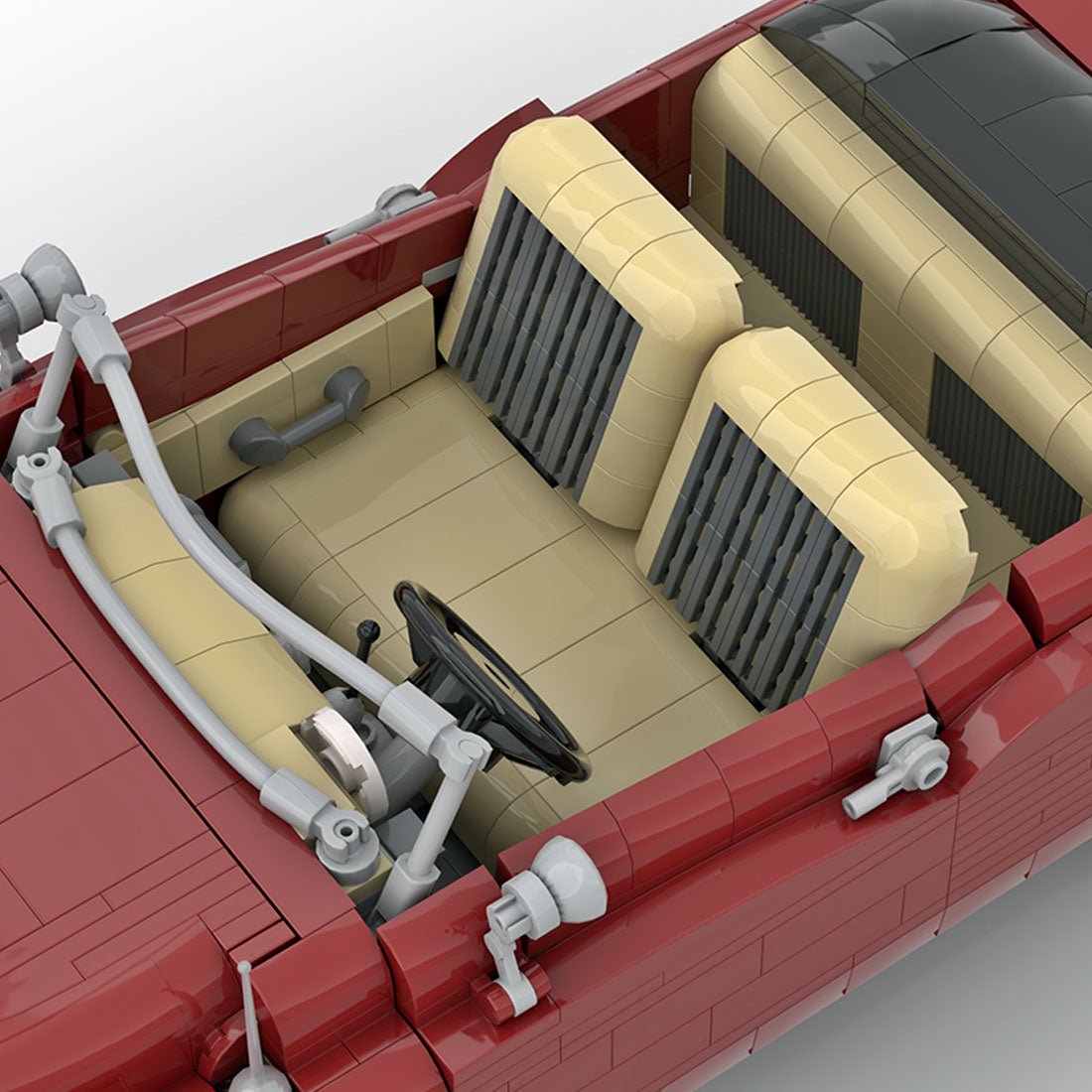 MOC - 216040 1953 Buick Skylark Convertible Building Blocks - LesDiy - Building Blocks