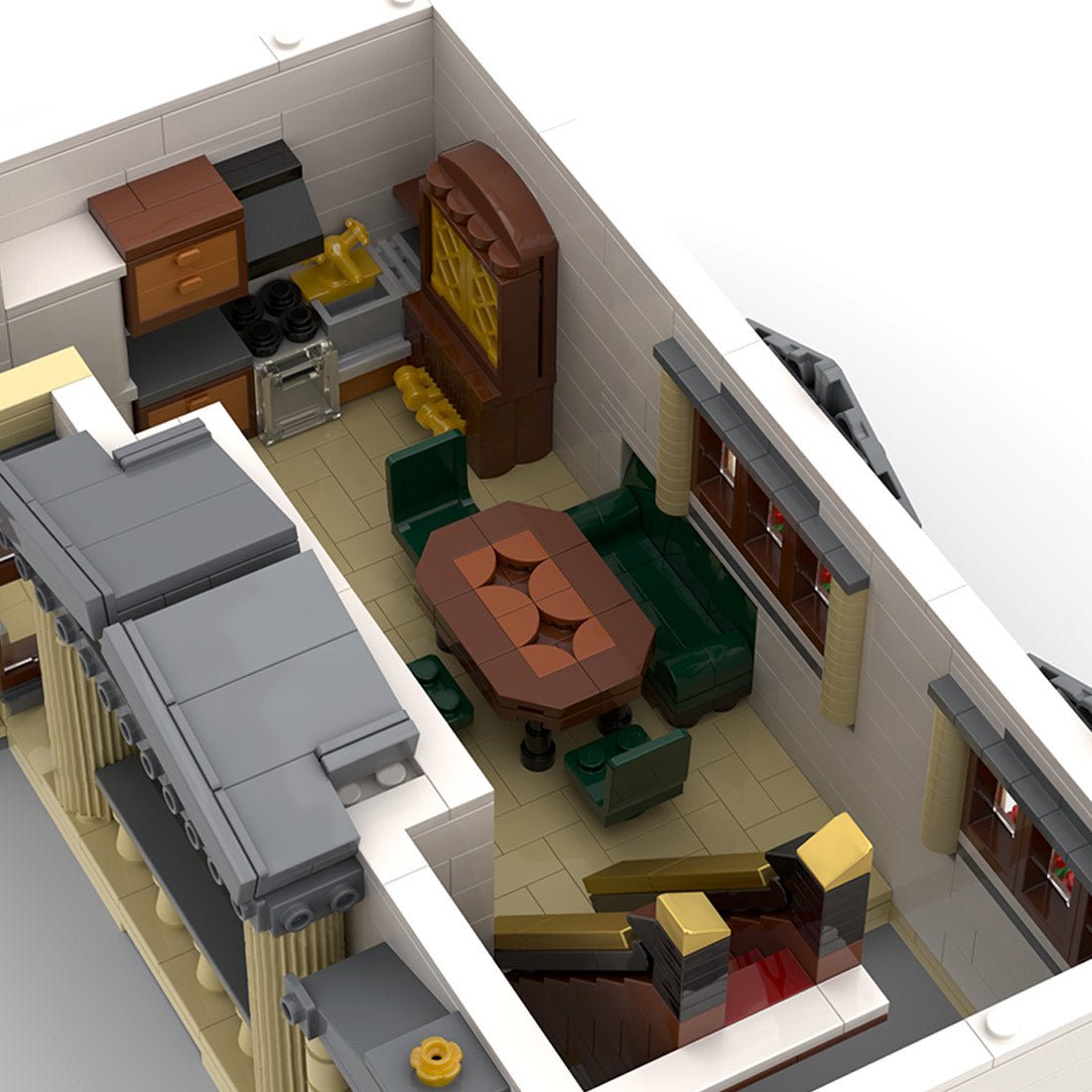 MOC - 216160 Classicistic Villa Building Blocks - LesDiy - Building Blocks