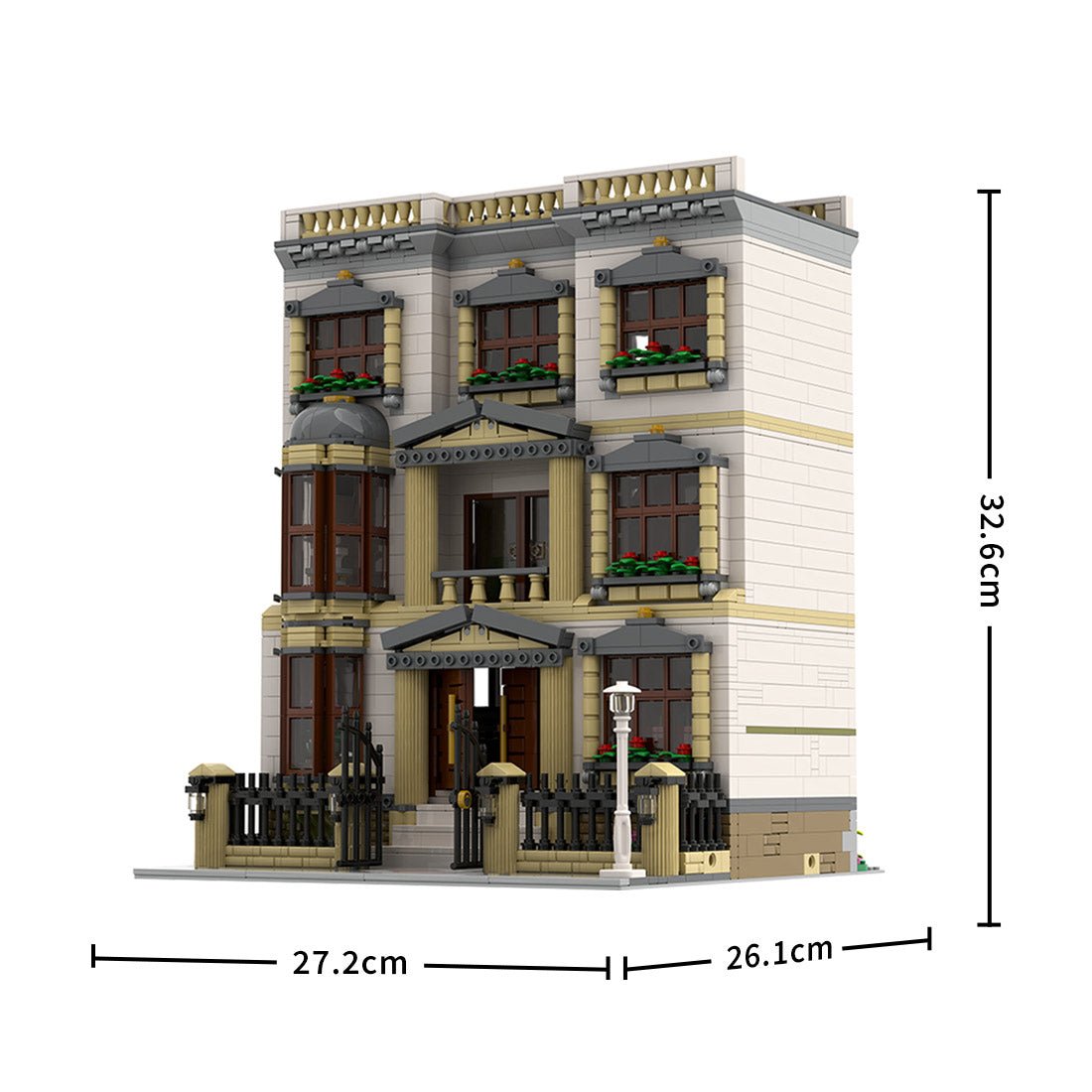 MOC - 216160 Classicistic Villa Building Blocks - LesDiy - Building Blocks