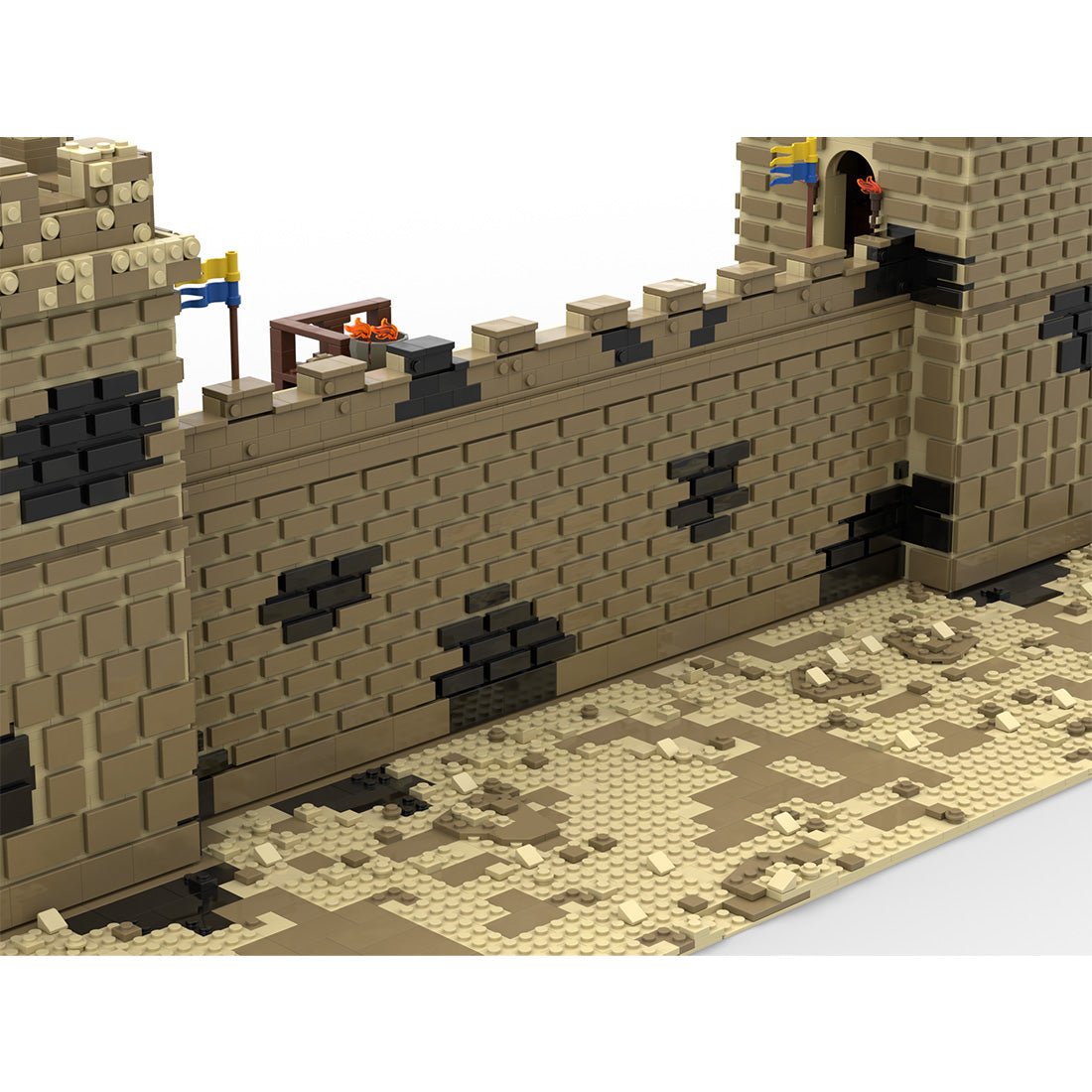 MOC-216352 Kingdom of Heaven Siege of Jerusalem Building Blocks-LesDiy-MOC-