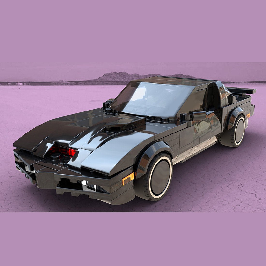 MOC - 216375 MOCturnal Knight Rider: KITT And the FLAG Mobile Command Unit Building Blocks - LesDiy -