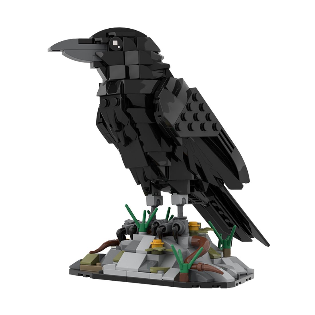 MOC - 217187 Raven Building Blocks - LesDiy - Building Blocks