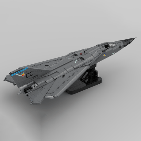 MOC - 217346 1:35 Scale F - 111F Aardvark Building Blocks - LesDiy - Building Blocks