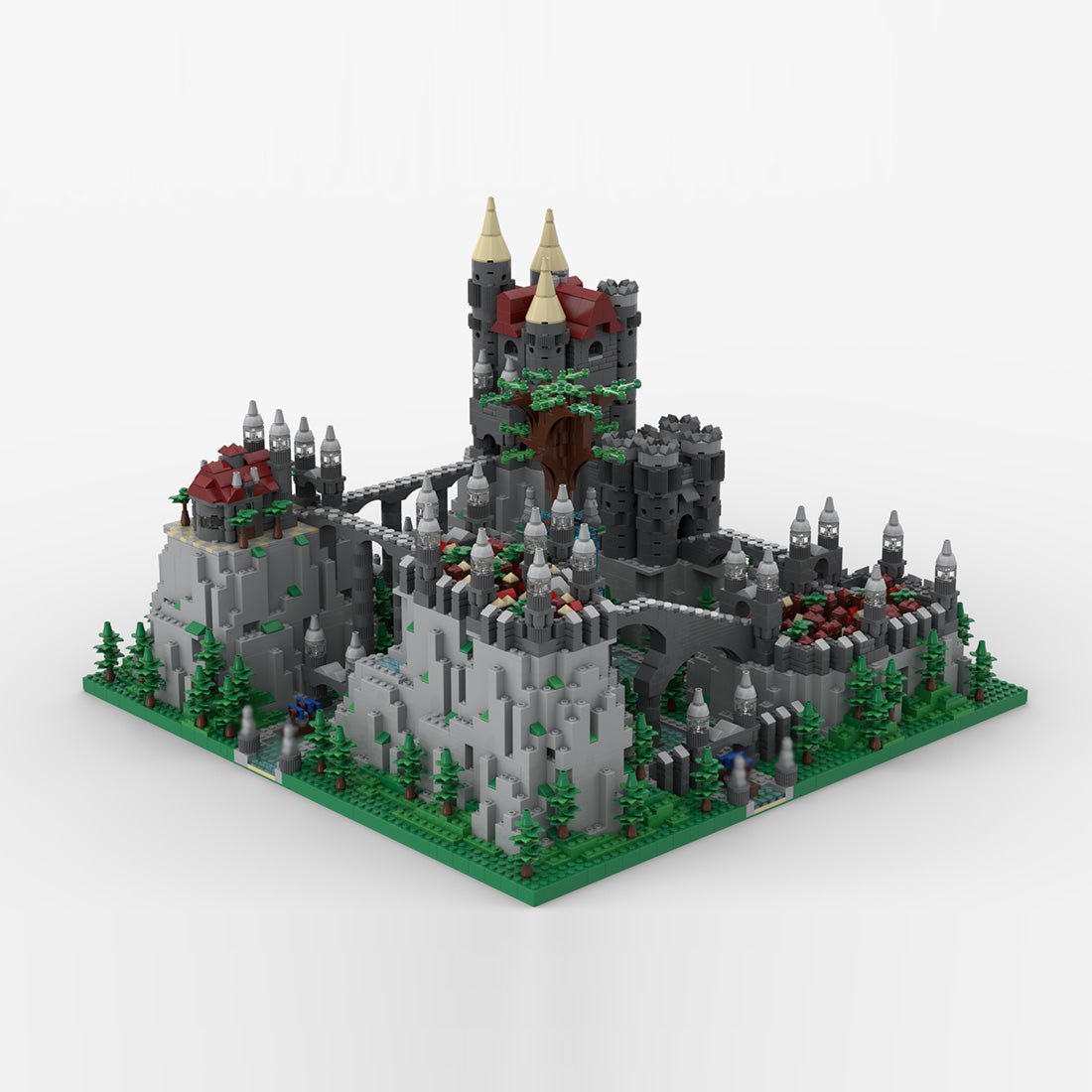 MOC - 217532 Castle in the mountains Building Blocks - LesDiy - Building Blocks -