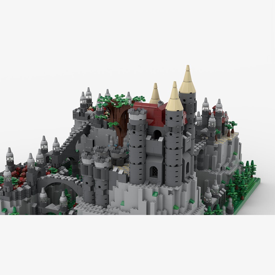 MOC - 217532 Castle in the mountains Building Blocks - LesDiy - Building Blocks -