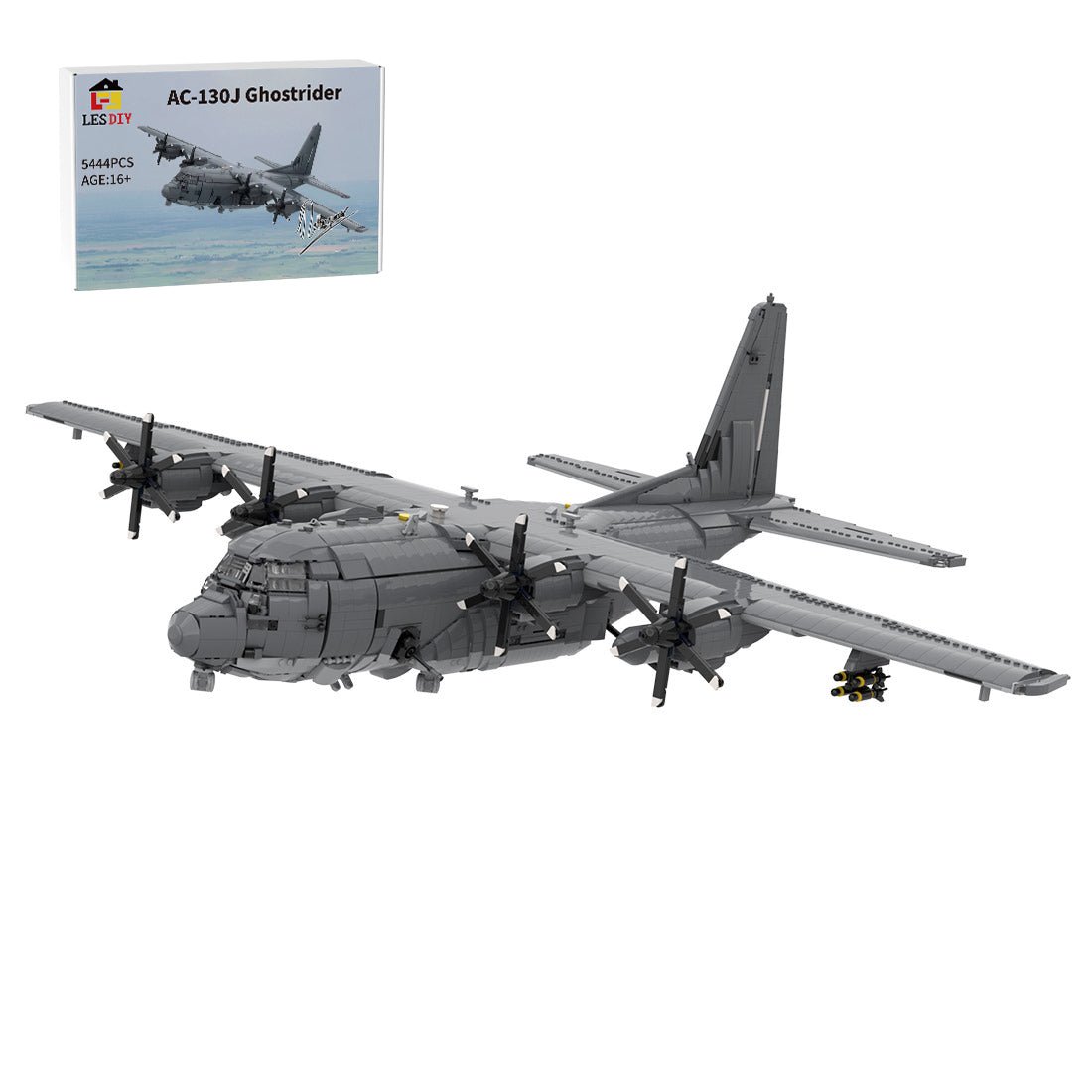 MOC - 217633 Lockheed AC - 130J GhostRider Building Blocks - LesDiy - Building Blocks