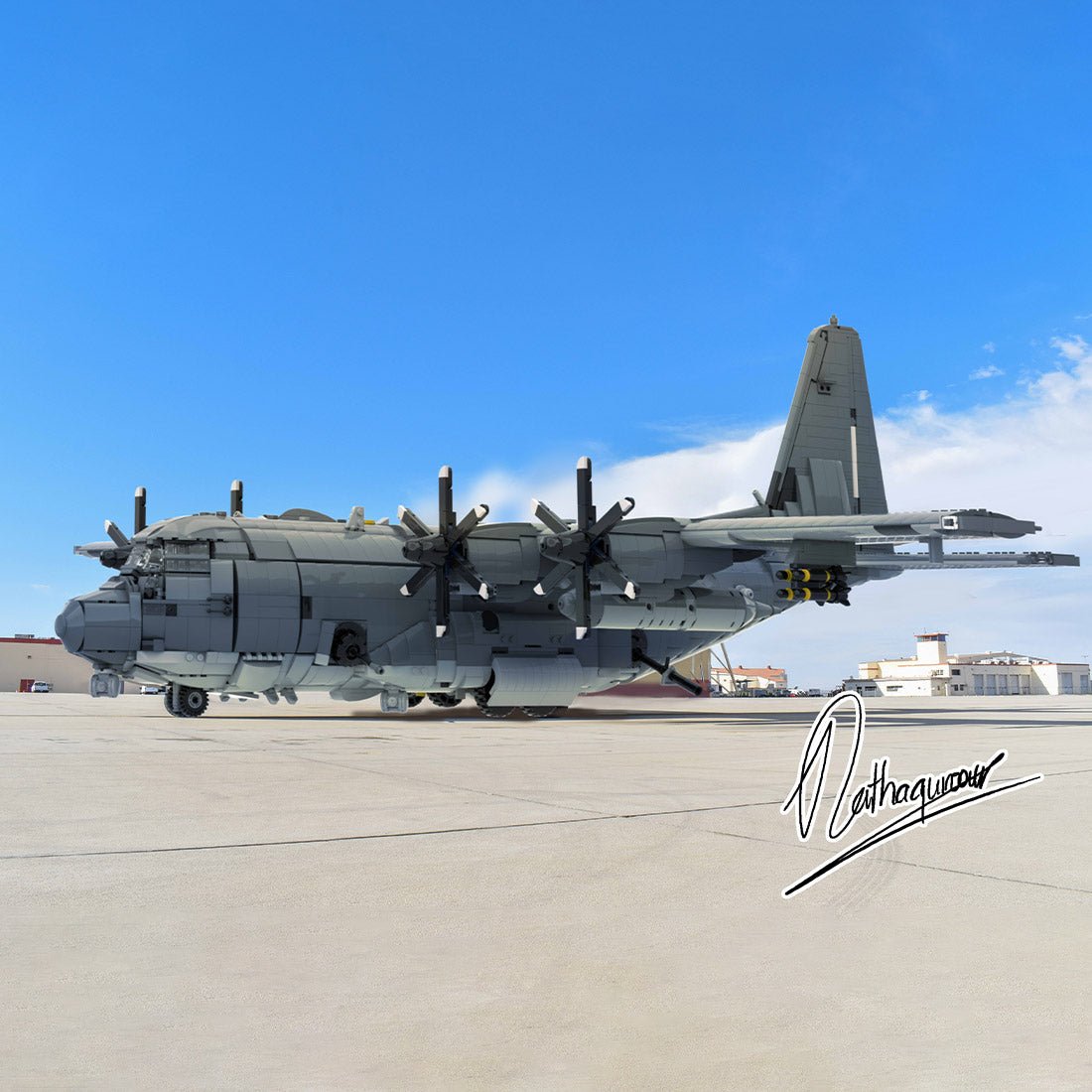 MOC - 217633 Lockheed AC - 130J GhostRider Building Blocks - LesDiy - Building Blocks