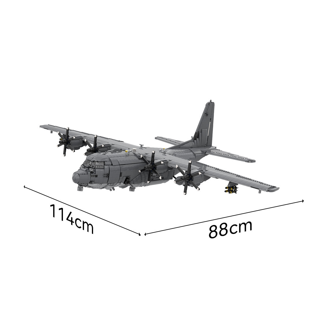 MOC - 217633 Lockheed AC - 130J GhostRider Building Blocks - LesDiy - Building Blocks